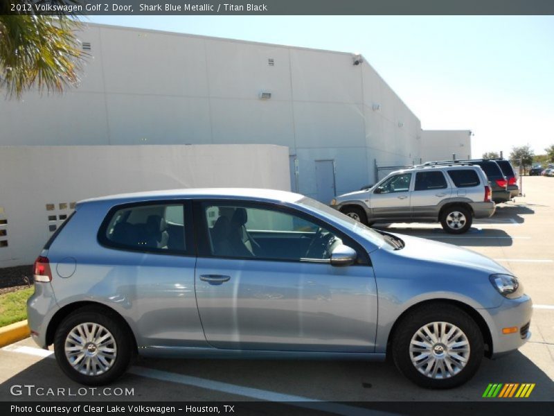 Shark Blue Metallic / Titan Black 2012 Volkswagen Golf 2 Door