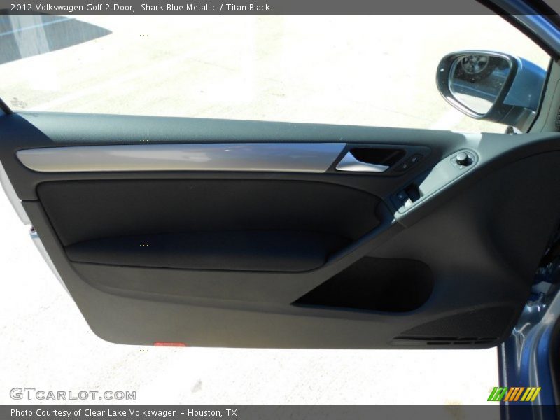 Shark Blue Metallic / Titan Black 2012 Volkswagen Golf 2 Door