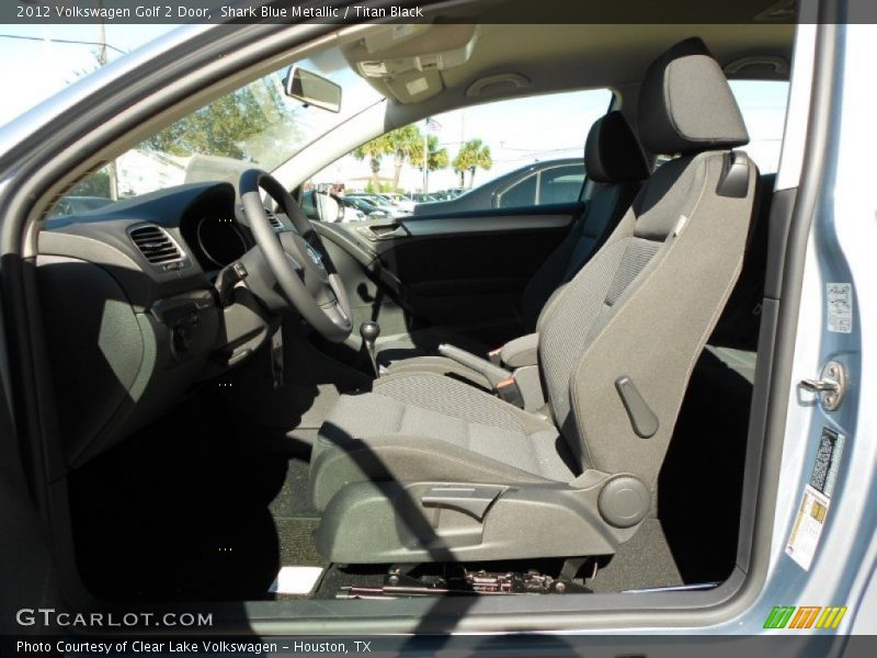 Shark Blue Metallic / Titan Black 2012 Volkswagen Golf 2 Door