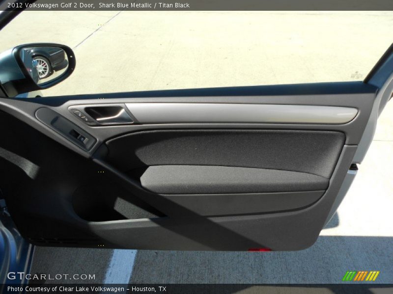 Shark Blue Metallic / Titan Black 2012 Volkswagen Golf 2 Door