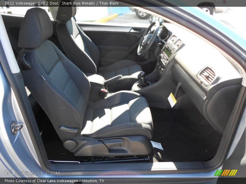 Shark Blue Metallic / Titan Black 2012 Volkswagen Golf 2 Door