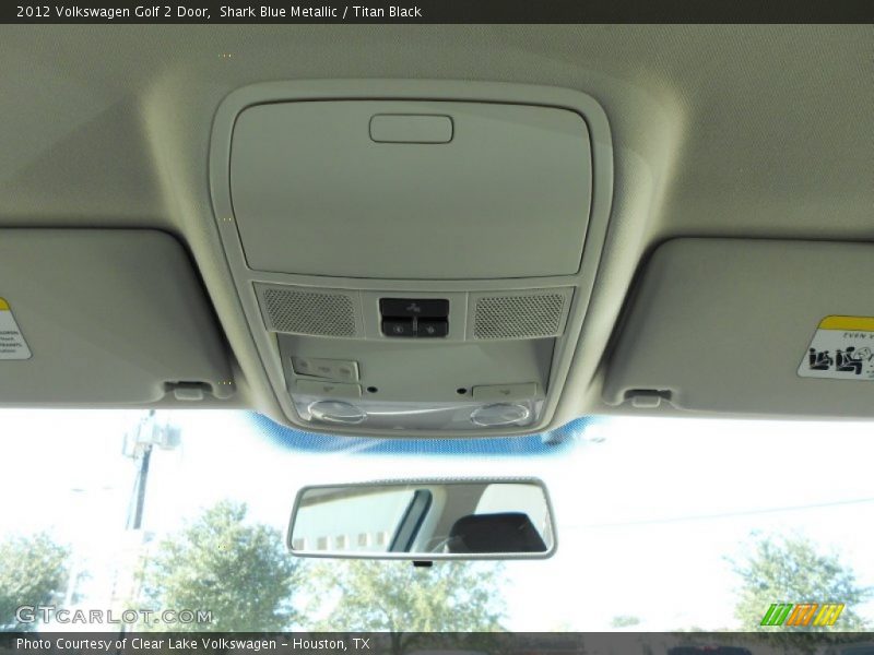 Shark Blue Metallic / Titan Black 2012 Volkswagen Golf 2 Door