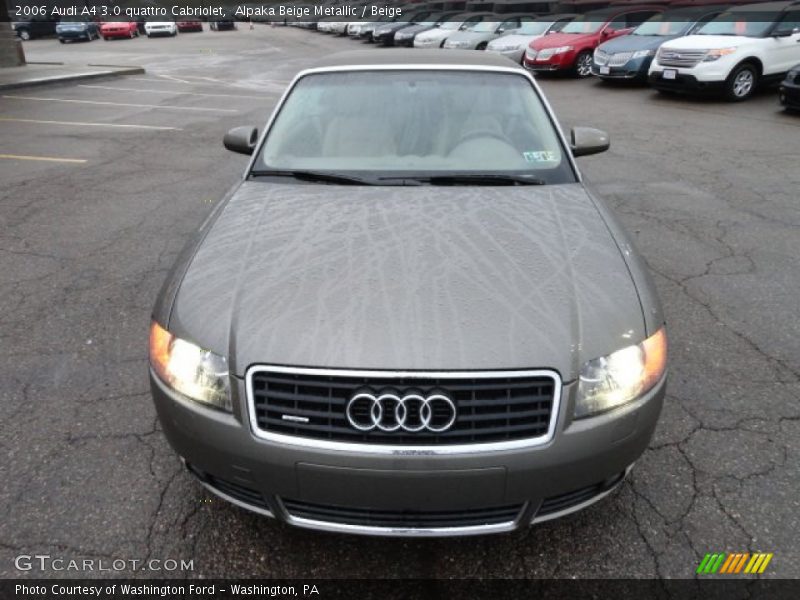 Alpaka Beige Metallic / Beige 2006 Audi A4 3.0 quattro Cabriolet