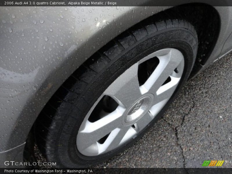 Alpaka Beige Metallic / Beige 2006 Audi A4 3.0 quattro Cabriolet