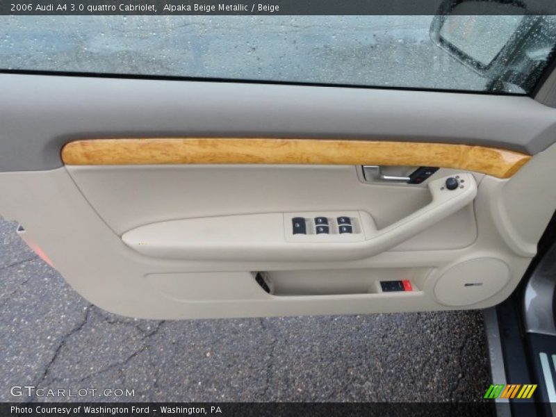 Alpaka Beige Metallic / Beige 2006 Audi A4 3.0 quattro Cabriolet