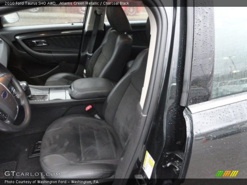 Atlantis Green Metallic / Charcoal Black 2010 Ford Taurus SHO AWD