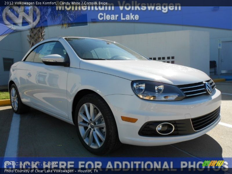 Candy White / Cornsilk Beige 2012 Volkswagen Eos Komfort