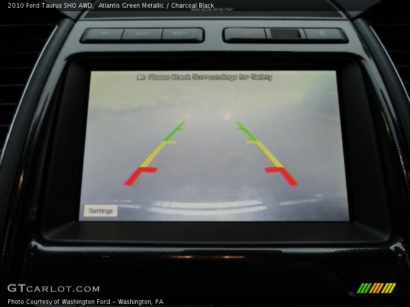 Atlantis Green Metallic / Charcoal Black 2010 Ford Taurus SHO AWD