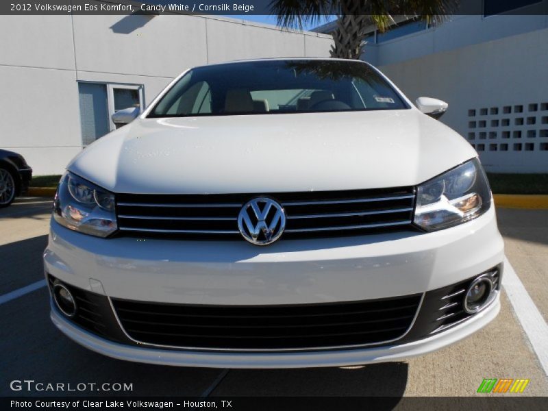 Candy White / Cornsilk Beige 2012 Volkswagen Eos Komfort