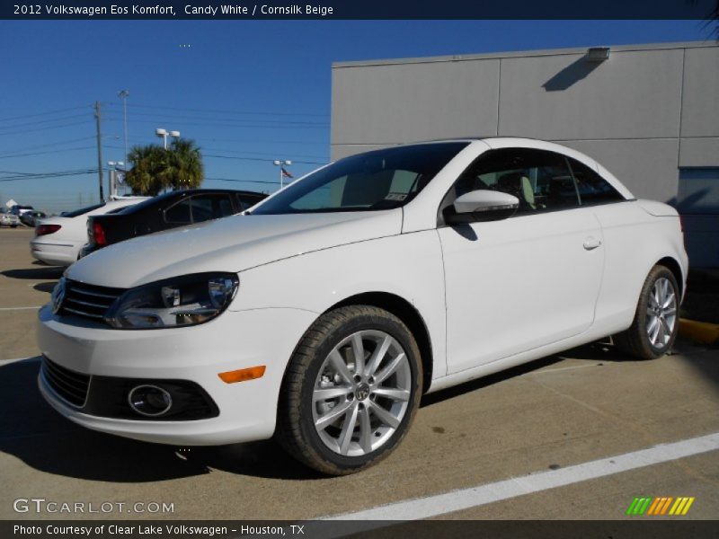 Candy White / Cornsilk Beige 2012 Volkswagen Eos Komfort