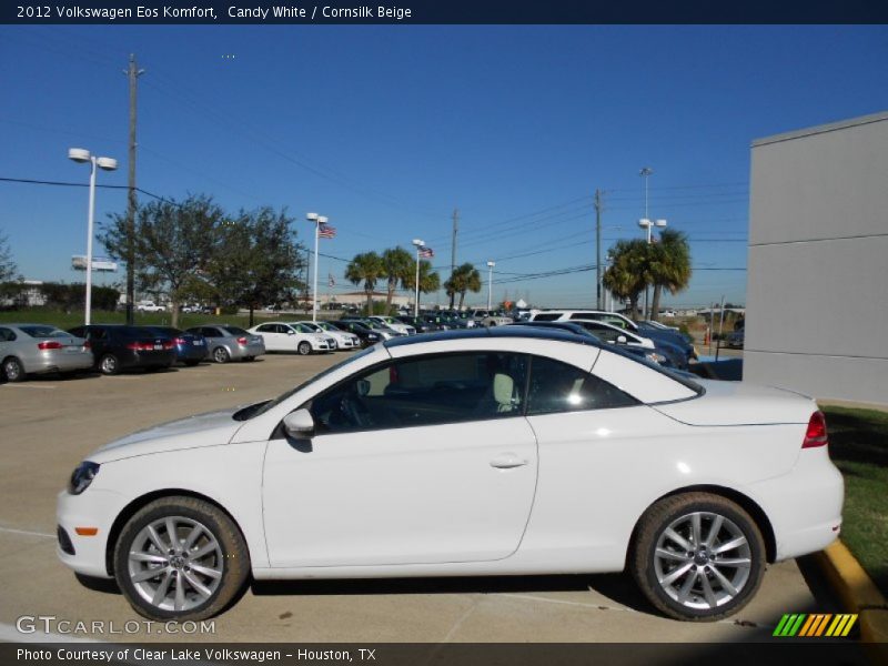 Candy White / Cornsilk Beige 2012 Volkswagen Eos Komfort