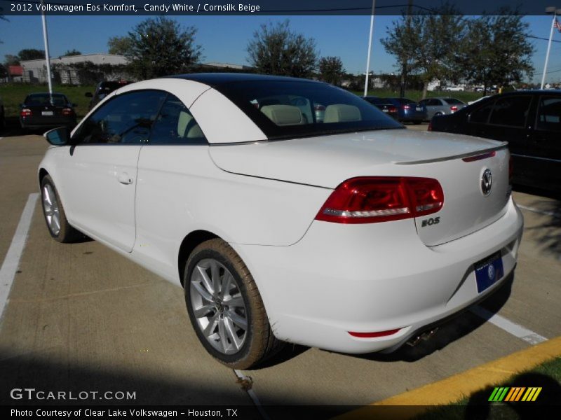 Candy White / Cornsilk Beige 2012 Volkswagen Eos Komfort