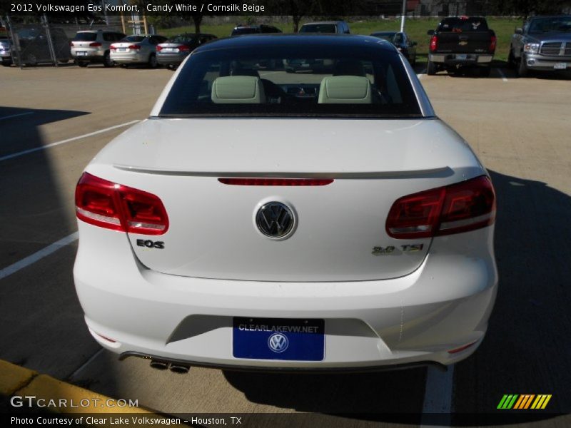 Candy White / Cornsilk Beige 2012 Volkswagen Eos Komfort