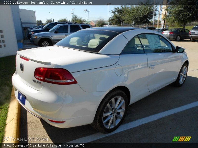 Candy White / Cornsilk Beige 2012 Volkswagen Eos Komfort