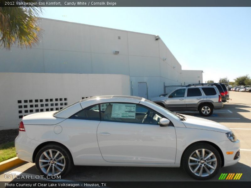 Candy White / Cornsilk Beige 2012 Volkswagen Eos Komfort