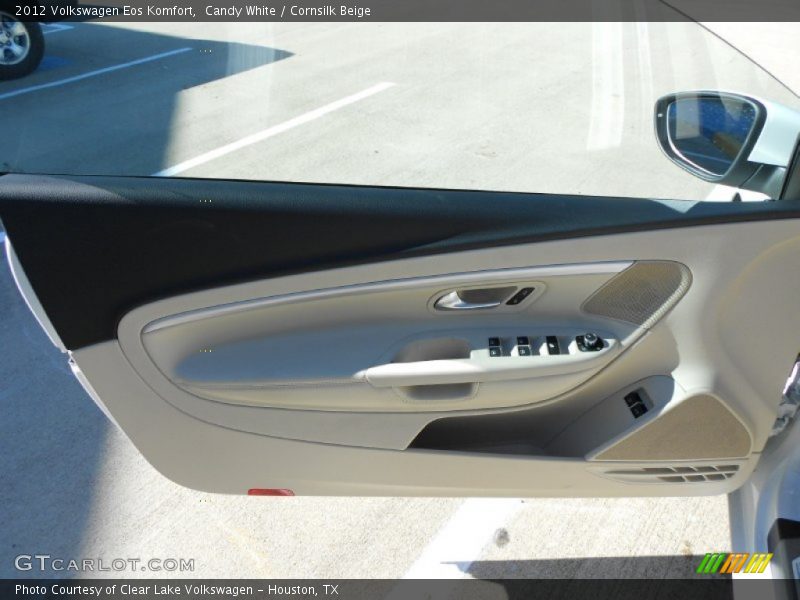 Candy White / Cornsilk Beige 2012 Volkswagen Eos Komfort