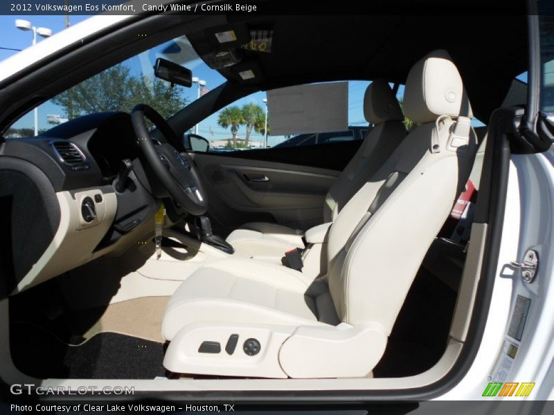 Candy White / Cornsilk Beige 2012 Volkswagen Eos Komfort