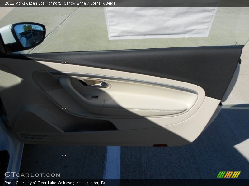 Candy White / Cornsilk Beige 2012 Volkswagen Eos Komfort