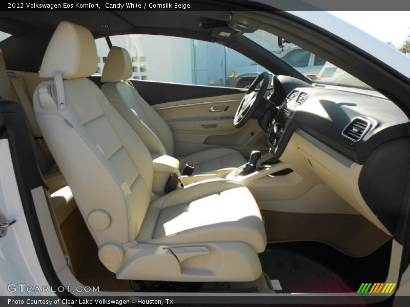 Candy White / Cornsilk Beige 2012 Volkswagen Eos Komfort