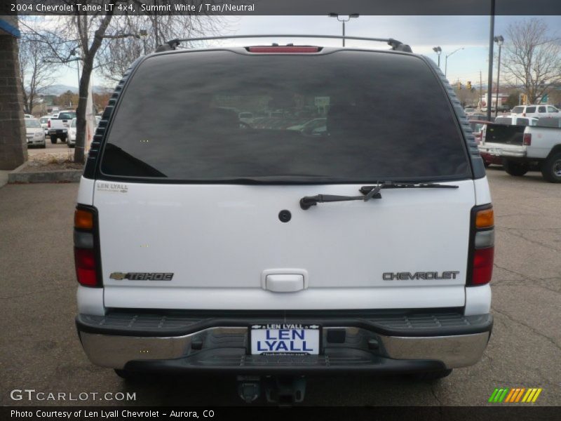 Summit White / Tan/Neutral 2004 Chevrolet Tahoe LT 4x4