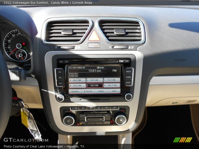 Candy White / Cornsilk Beige 2012 Volkswagen Eos Komfort