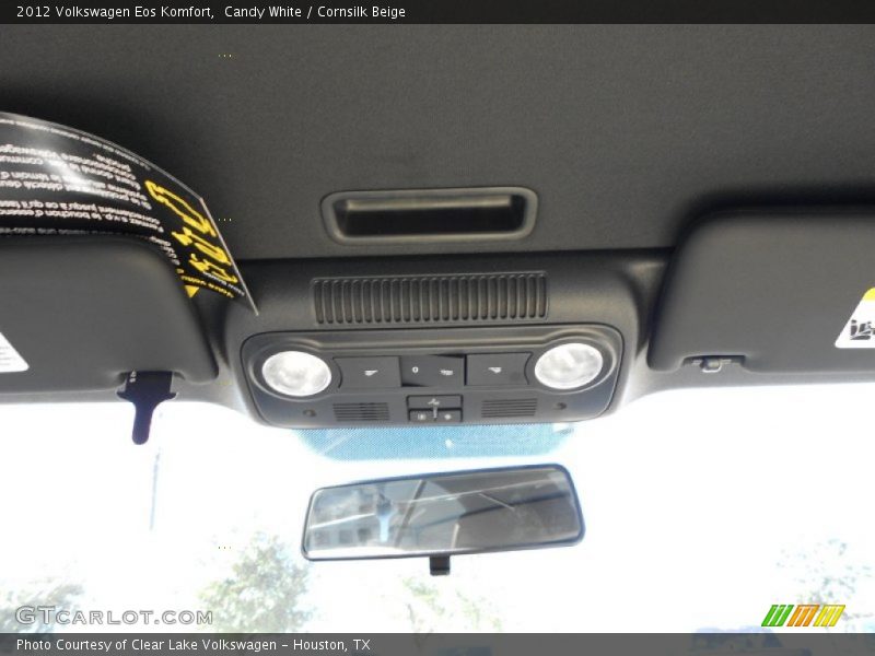 Candy White / Cornsilk Beige 2012 Volkswagen Eos Komfort