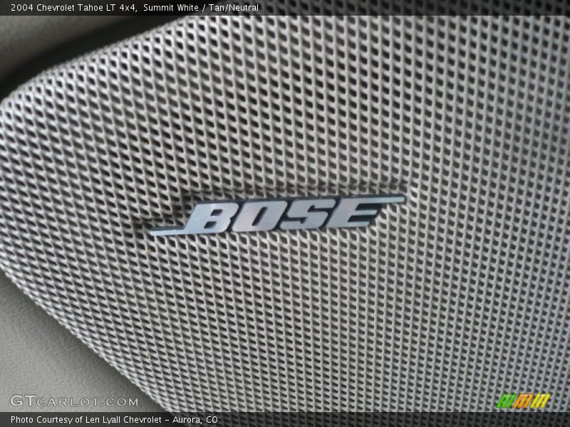 Summit White / Tan/Neutral 2004 Chevrolet Tahoe LT 4x4