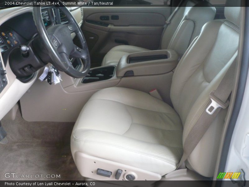 Summit White / Tan/Neutral 2004 Chevrolet Tahoe LT 4x4