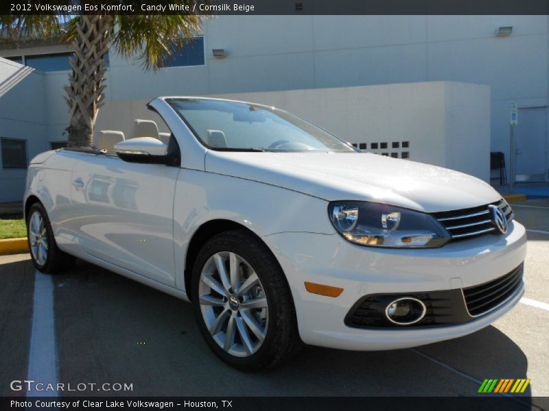 Candy White / Cornsilk Beige 2012 Volkswagen Eos Komfort