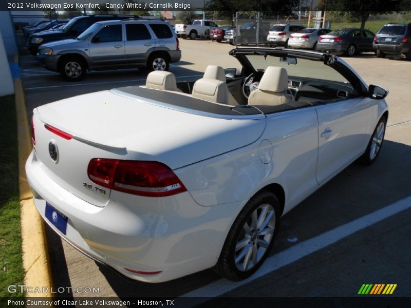 Candy White / Cornsilk Beige 2012 Volkswagen Eos Komfort