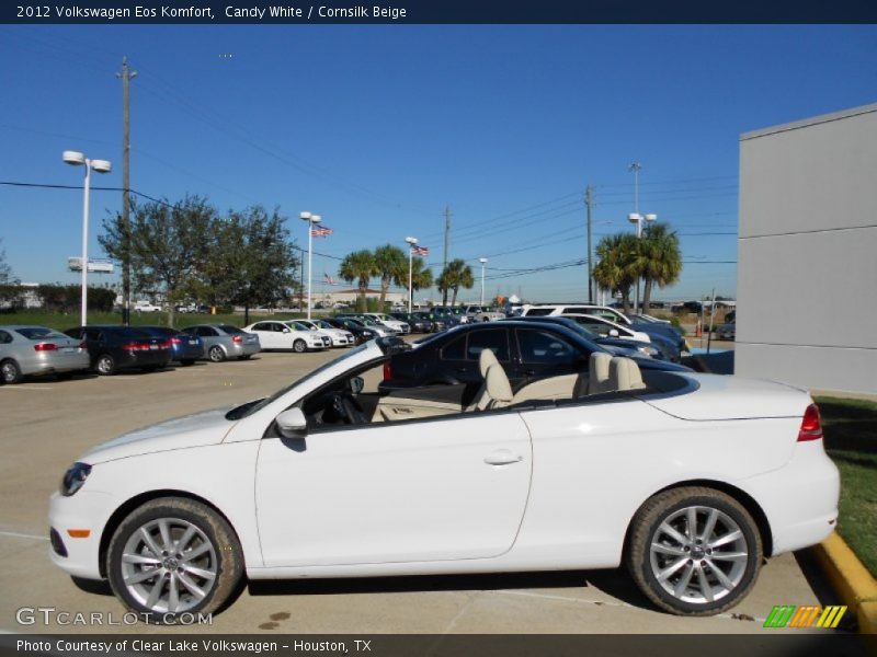 Candy White / Cornsilk Beige 2012 Volkswagen Eos Komfort