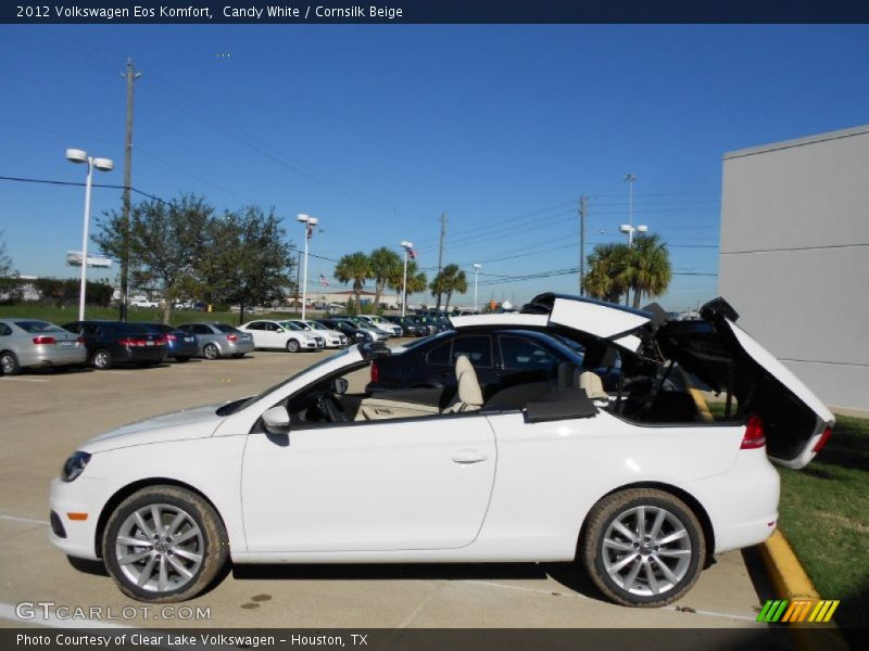 Candy White / Cornsilk Beige 2012 Volkswagen Eos Komfort