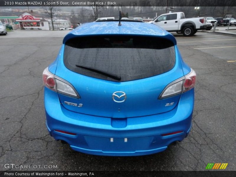 Celestial Blue Mica / Black 2010 Mazda MAZDA3 s Sport 5 Door