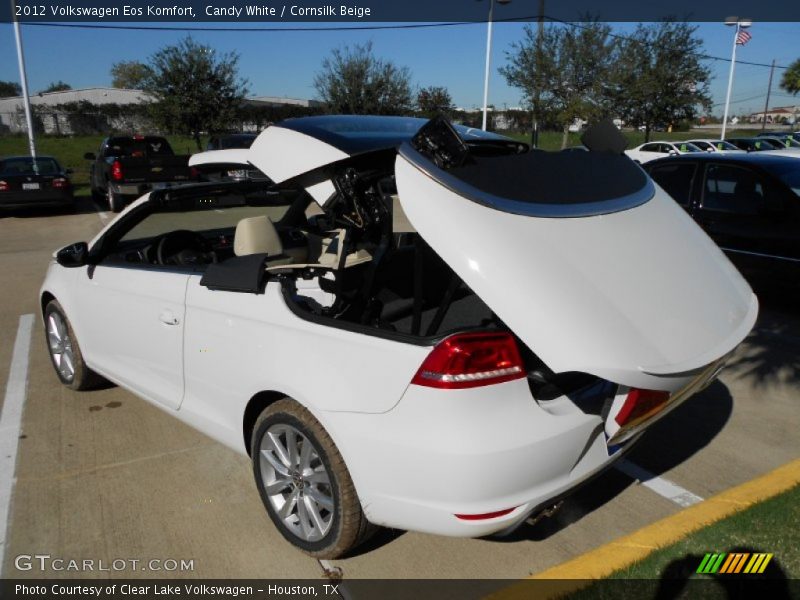 Candy White / Cornsilk Beige 2012 Volkswagen Eos Komfort