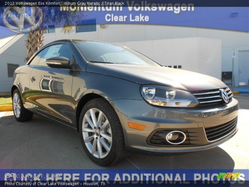 Indium Gray Metallic / Titan Black 2012 Volkswagen Eos Komfort