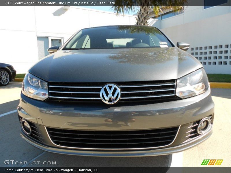 Indium Gray Metallic / Titan Black 2012 Volkswagen Eos Komfort