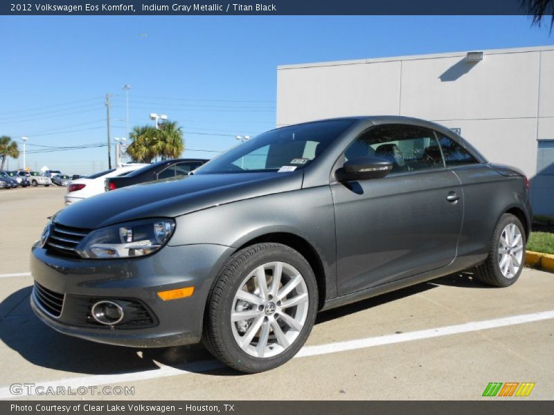 Indium Gray Metallic / Titan Black 2012 Volkswagen Eos Komfort