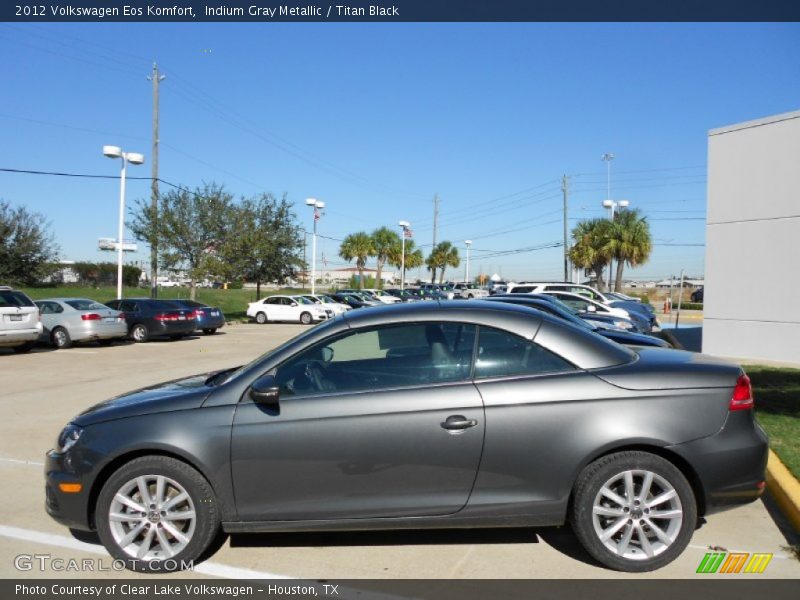 Indium Gray Metallic / Titan Black 2012 Volkswagen Eos Komfort