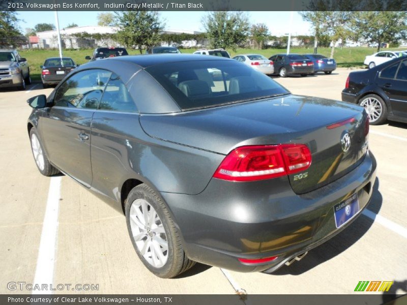 Indium Gray Metallic / Titan Black 2012 Volkswagen Eos Komfort