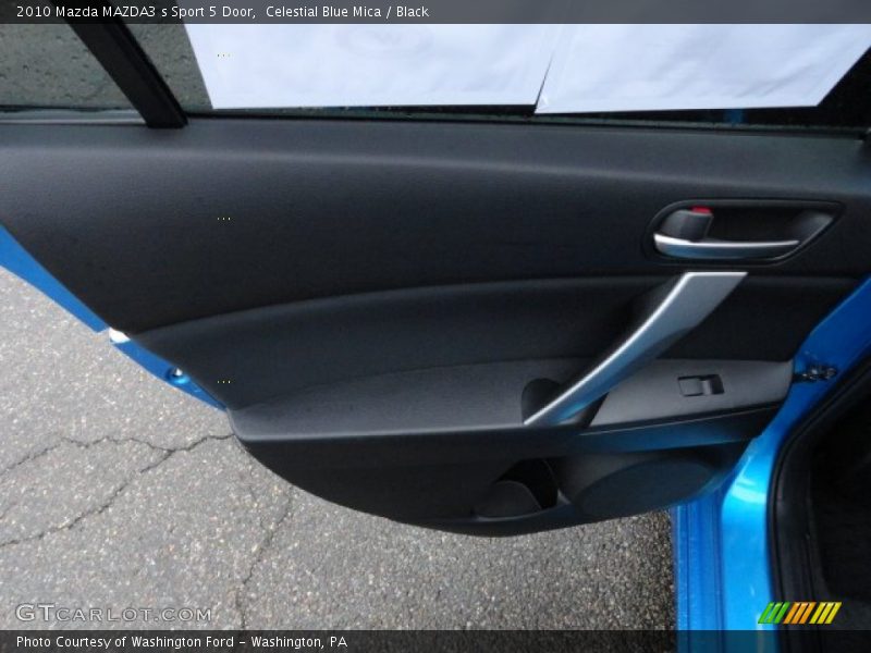 Celestial Blue Mica / Black 2010 Mazda MAZDA3 s Sport 5 Door