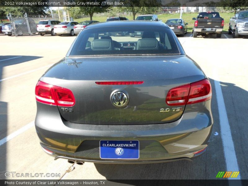 Indium Gray Metallic / Titan Black 2012 Volkswagen Eos Komfort