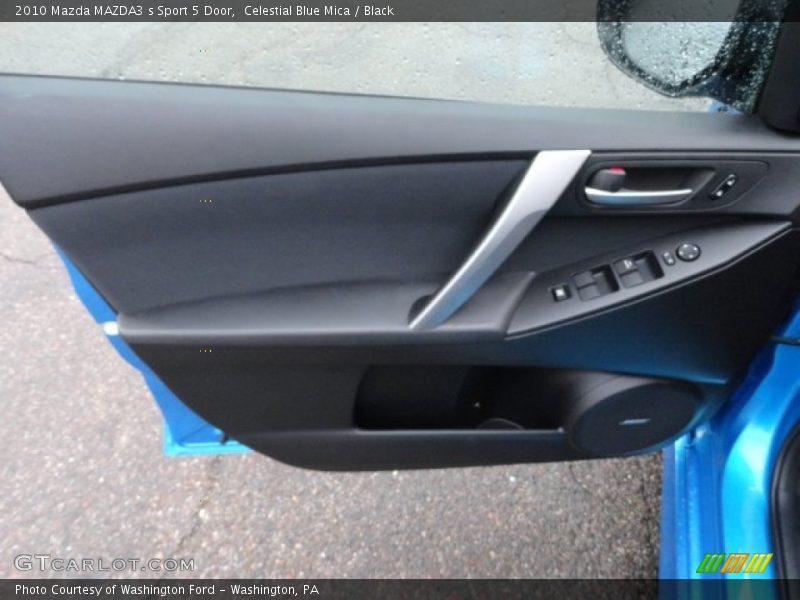 Celestial Blue Mica / Black 2010 Mazda MAZDA3 s Sport 5 Door