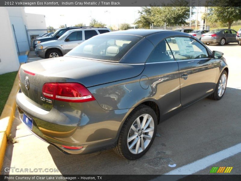 Indium Gray Metallic / Titan Black 2012 Volkswagen Eos Komfort