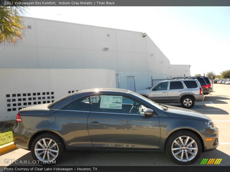 Indium Gray Metallic / Titan Black 2012 Volkswagen Eos Komfort