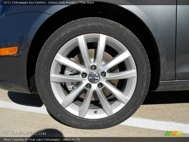 Indium Gray Metallic / Titan Black 2012 Volkswagen Eos Komfort