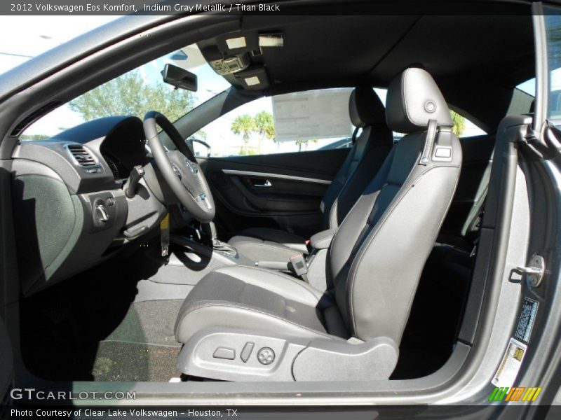 Indium Gray Metallic / Titan Black 2012 Volkswagen Eos Komfort