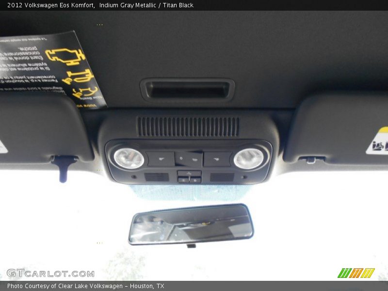 Indium Gray Metallic / Titan Black 2012 Volkswagen Eos Komfort