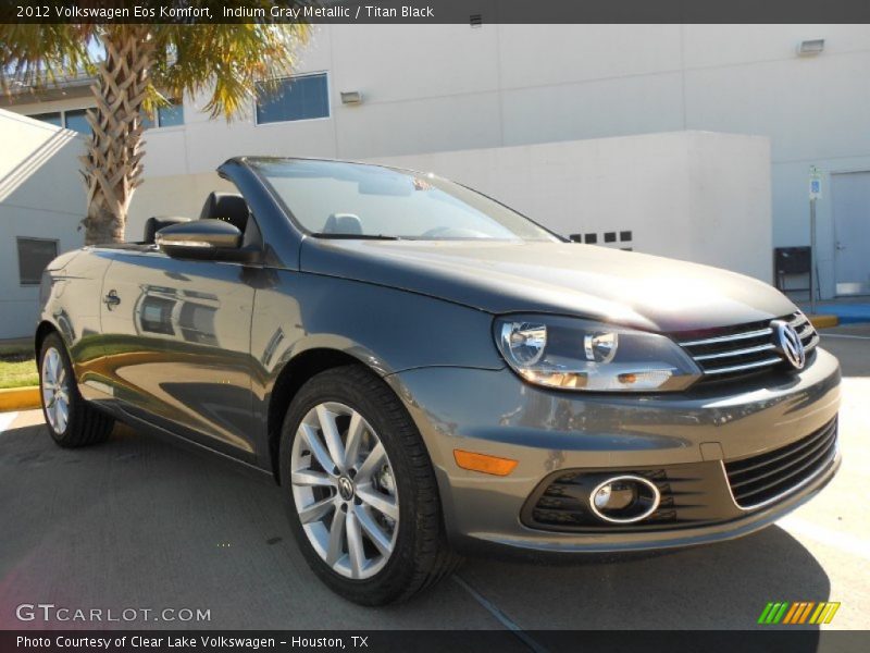 Indium Gray Metallic / Titan Black 2012 Volkswagen Eos Komfort