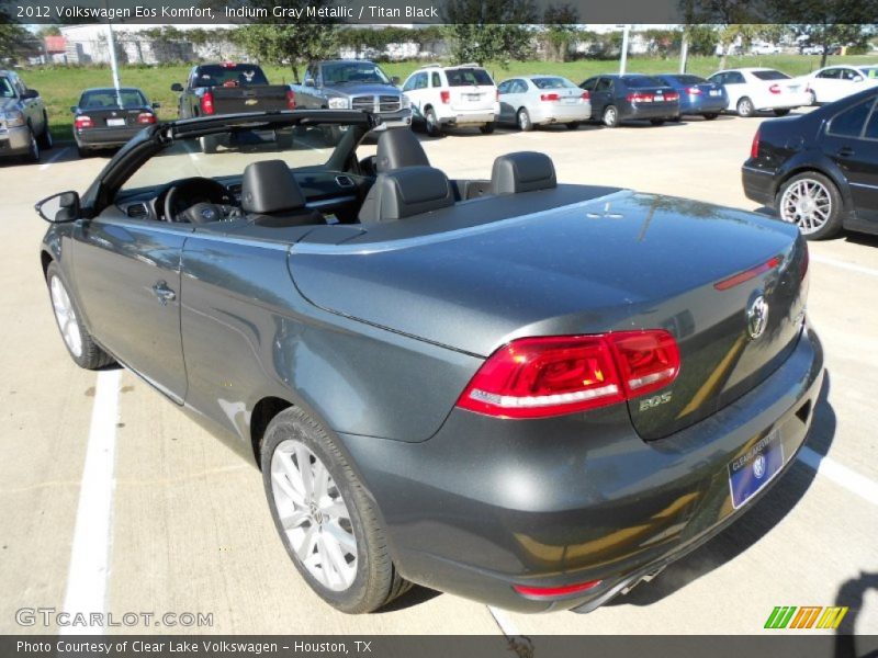Indium Gray Metallic / Titan Black 2012 Volkswagen Eos Komfort