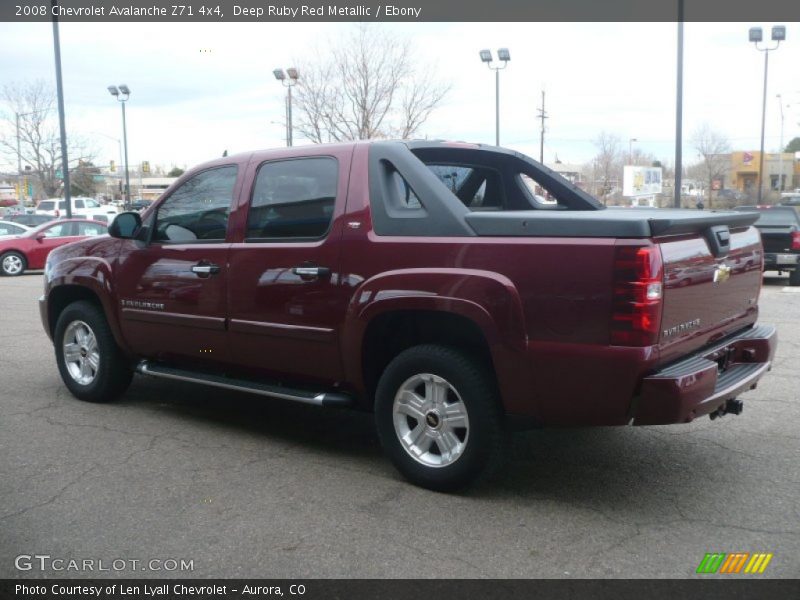 Deep Ruby Red Metallic / Ebony 2008 Chevrolet Avalanche Z71 4x4